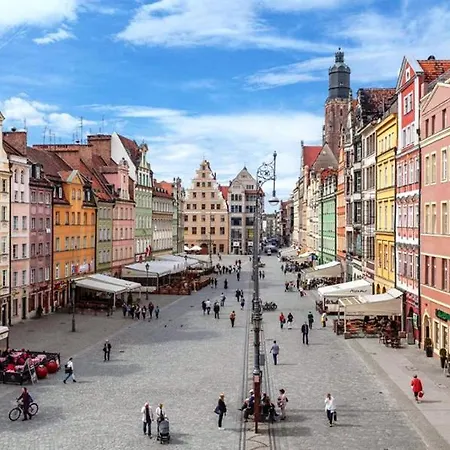 Big Apart Old Town-100 M Town Hall- 3 Rooms-8 People Apartament Wrocław